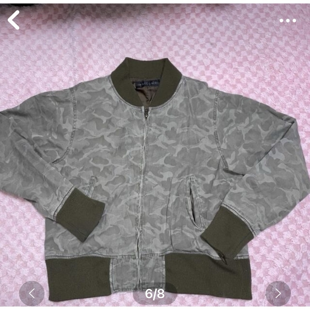 最安値❣️レディース　ジャンバー　上着　長袖　迷彩　M レディースのジャケット/アウター(その他)の商品写真