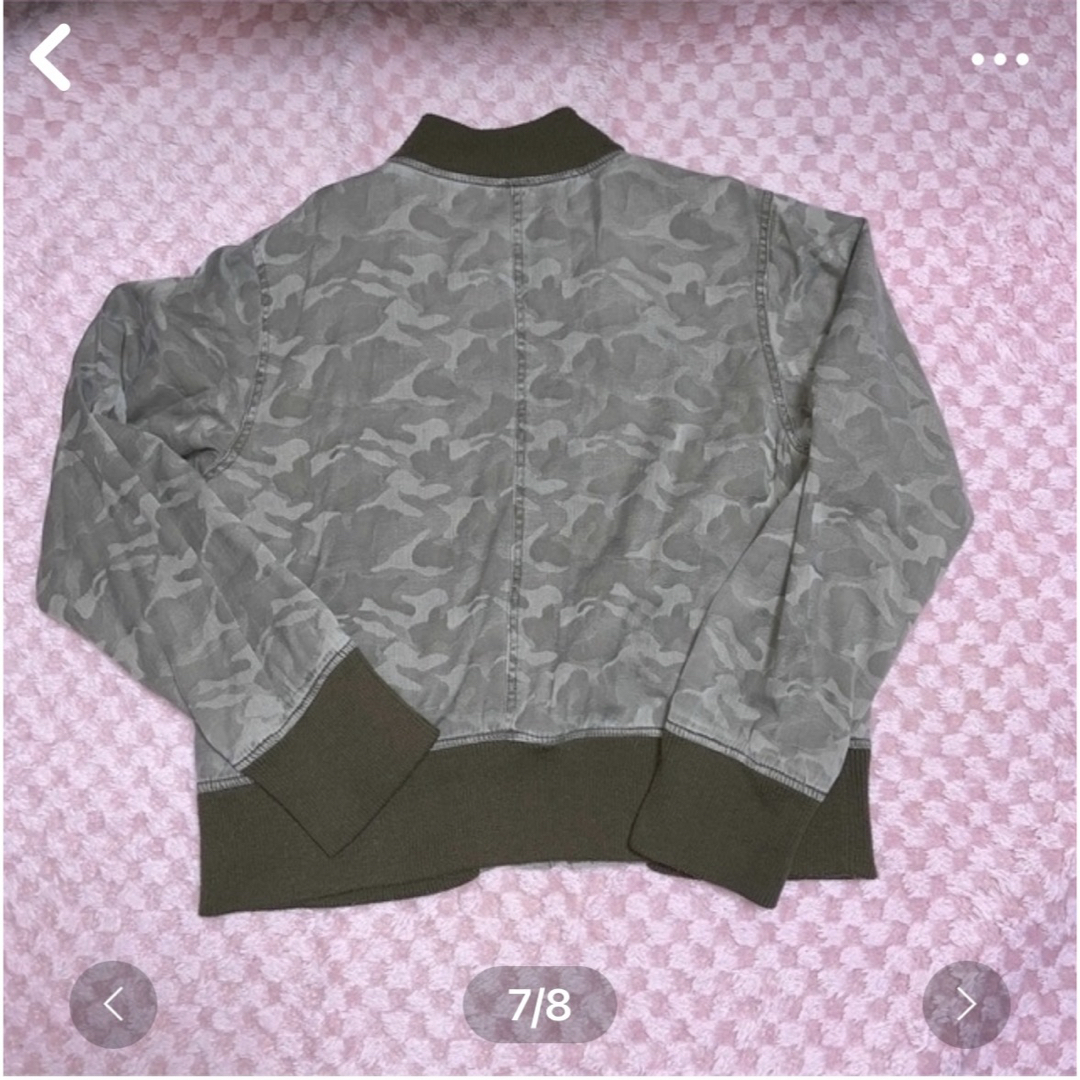 最安値❣️レディース　ジャンバー　上着　長袖　迷彩　M レディースのジャケット/アウター(その他)の商品写真