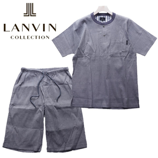 ランバンコレクション(LANVIN COLLECTION)の《ランバン》新品 しじら楊柳素材 サラサラ生地 セットアップ M(W72~84)(その他)