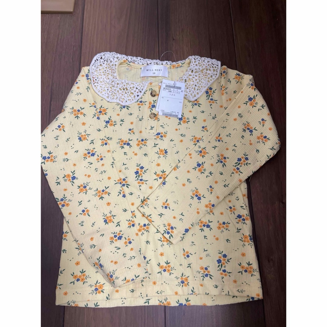 WILL MERY(ウィルメリー)のウィルメリー　トップス　120 キッズ/ベビー/マタニティのキッズ服女の子用(90cm~)(Tシャツ/カットソー)の商品写真