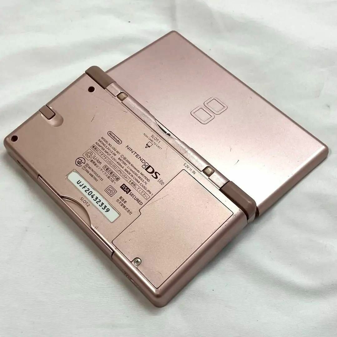 ニンテンドーDS(ニンテンドーDS)の任天堂 ニンテンドー Nintendo DS Lite メタリックロゼ エンタメ/ホビーのゲームソフト/ゲーム機本体(携帯用ゲーム機本体)の商品写真