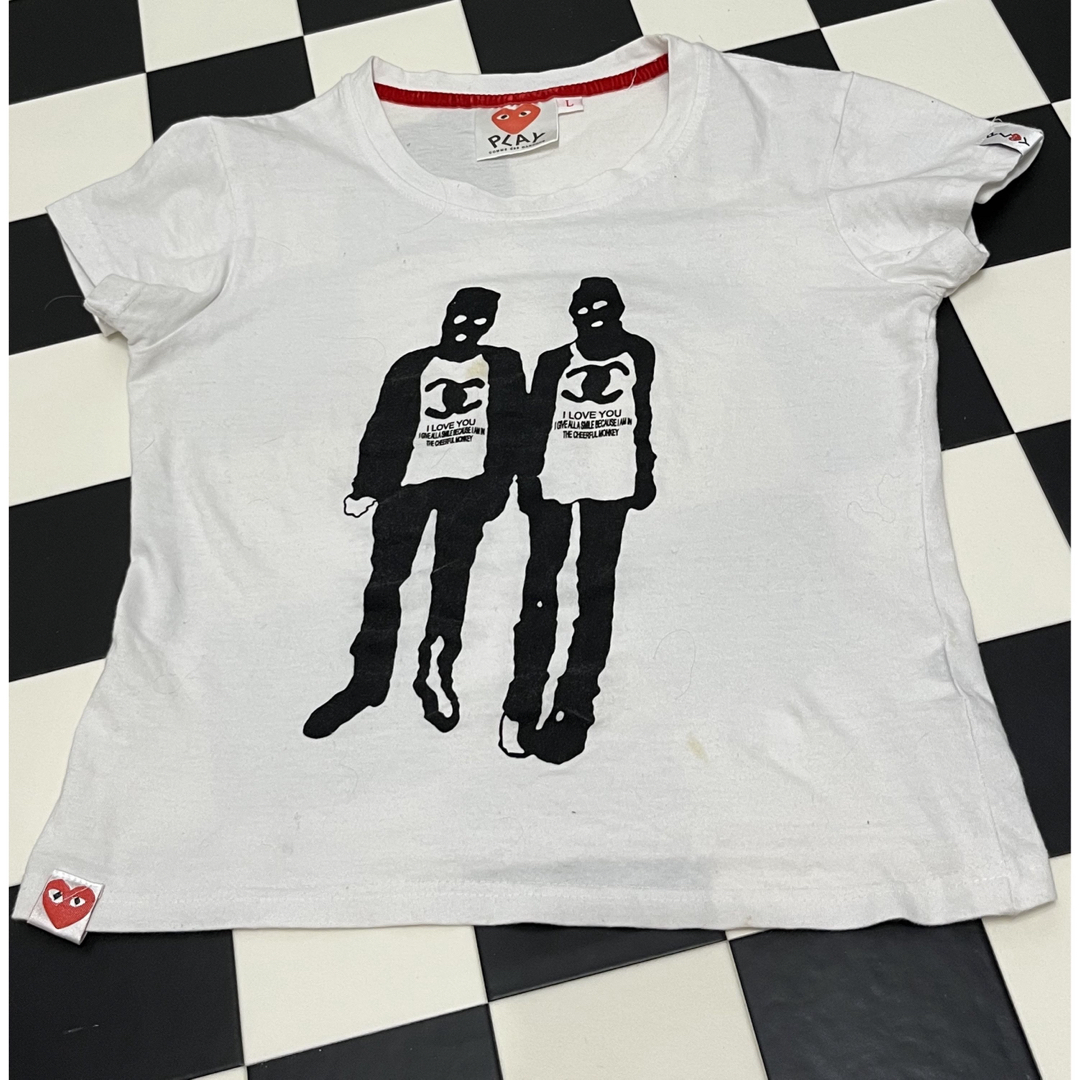 COMME des GARCONS(コムデギャルソン)のコムデギャルソン　シャネルマークのTシャツ メンズのトップス(Tシャツ/カットソー(半袖/袖なし))の商品写真