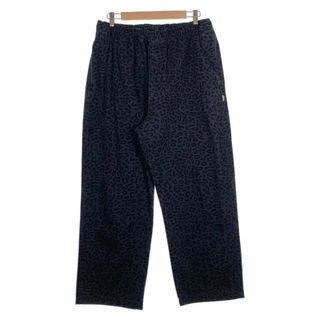 ステューシー(STUSSY)のSTUSSY ステューシー LEOPARD BEACH PANTS レオパード ビーチパンツ イージーパンツ ネイビー Size L(その他)