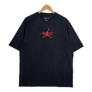 JORDAN BRAND ジョーダンブランド 24SS AWAKE NY アウェイク M J AWNY SOLID TEE プリントTシャツ ブラック FV9913-010 Size M(Tシャツ/カットソー(半袖/袖なし))