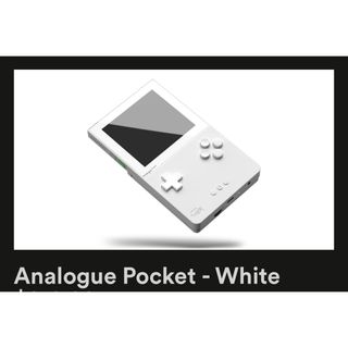 Analogue Pocket  White 新品未開封 送料無料(家庭用ゲームソフト)