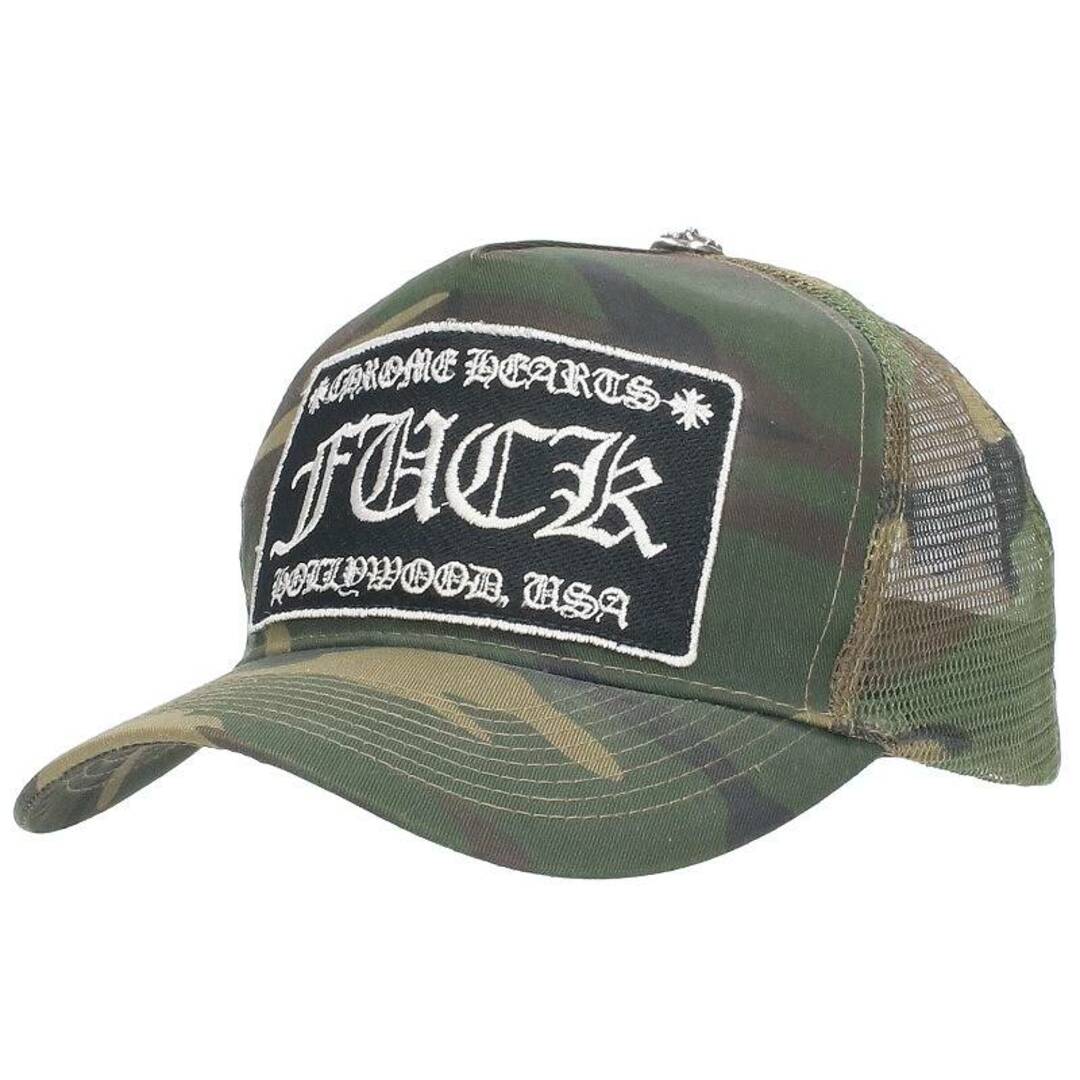 Chrome Hearts(クロムハーツ)のクロムハーツ  TRUCKER CAP/トラッカーキャップ FUCKパッチクロスボール付メッシュキャップ メンズ メンズの帽子(キャップ)の商品写真