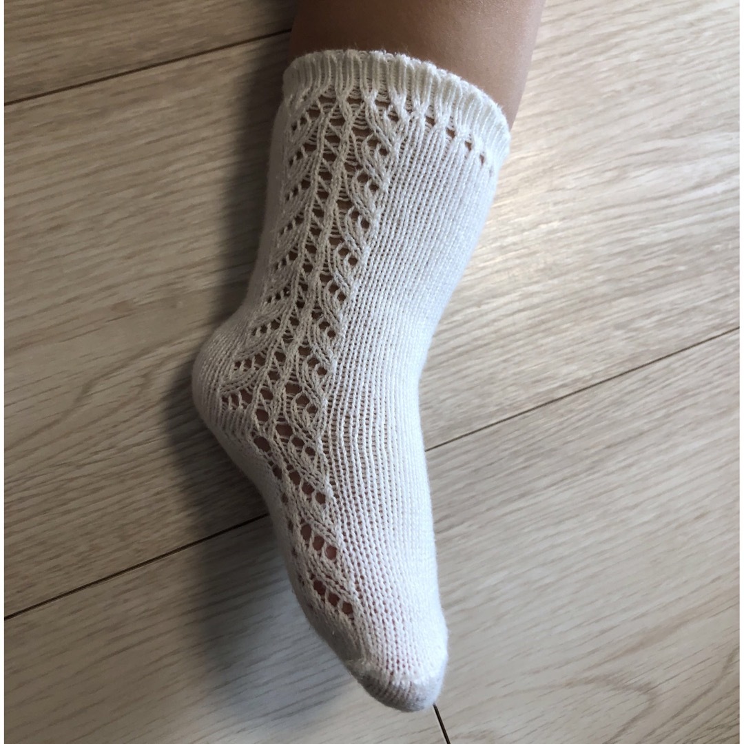 condor★knee socks with side openwork キッズ/ベビー/マタニティのこども用ファッション小物(靴下/タイツ)の商品写真