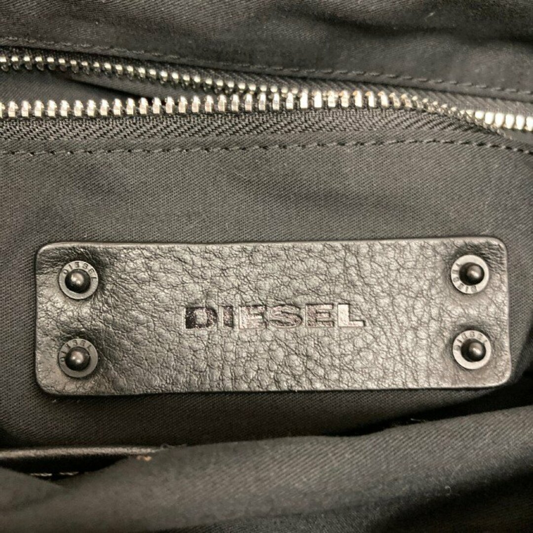 DIESEL(ディーゼル)の★DIESEL ディーゼル レザー 2WAY リュック ブラック メンズのバッグ(バッグパック/リュック)の商品写真