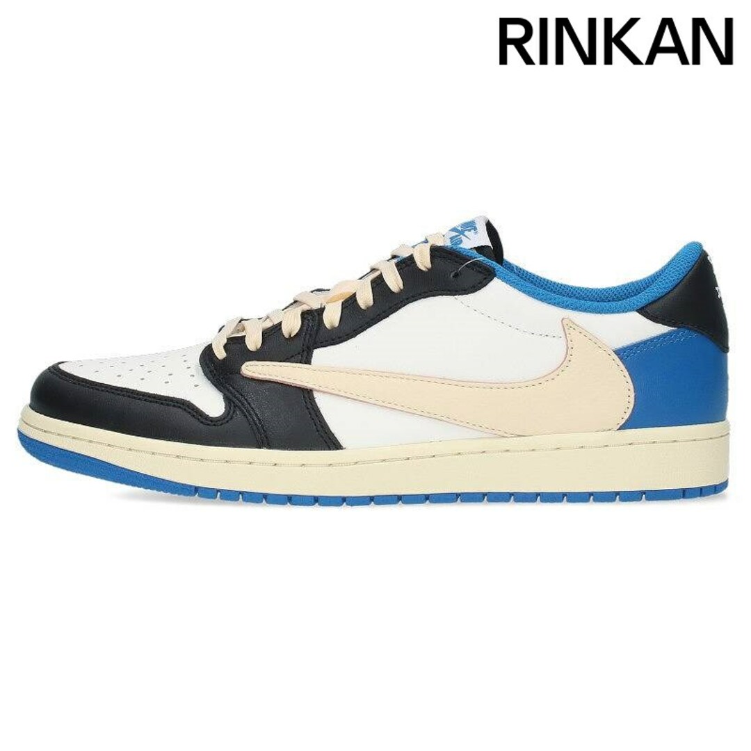 NIKE(ナイキ)のナイキ ×トラヴィススコット Travis Scott  AIR JORDAN 1 LOW OG SP FRAGMENT DM7866-140 エアジョーダン1ローミリタリーブルースニーカー メンズ 28.5cm メンズの靴/シューズ(スニーカー)の商品写真