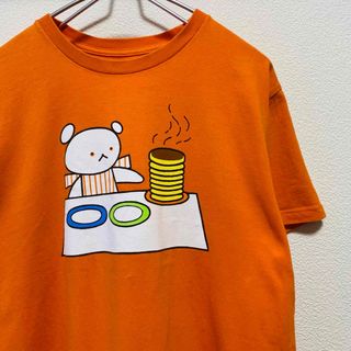 Design Tshirts Store graniph - 一点物　グラニフ　しろくまちゃんのほっとけーき　Tシャツ
