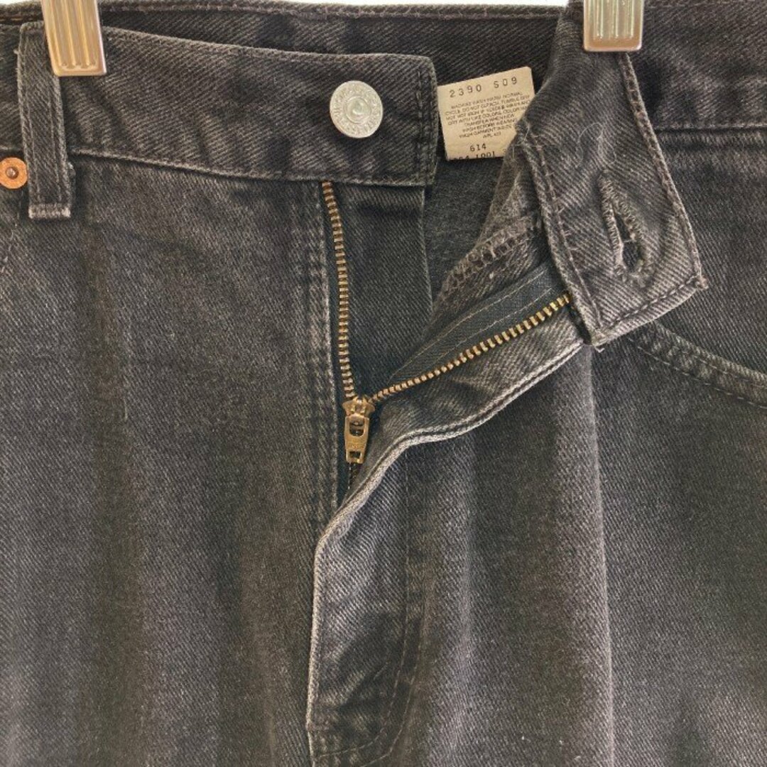 Levi's(リーバイス)の★Levi’s リーバイス 550 0260 USA製 00s 後染め ボタン裏554 デニムパンツ ブラック sizeW36 メンズのパンツ(デニム/ジーンズ)の商品写真