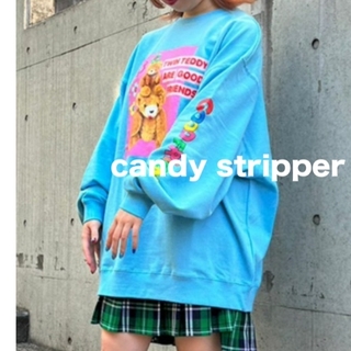 candy stripper クマのトレーナー