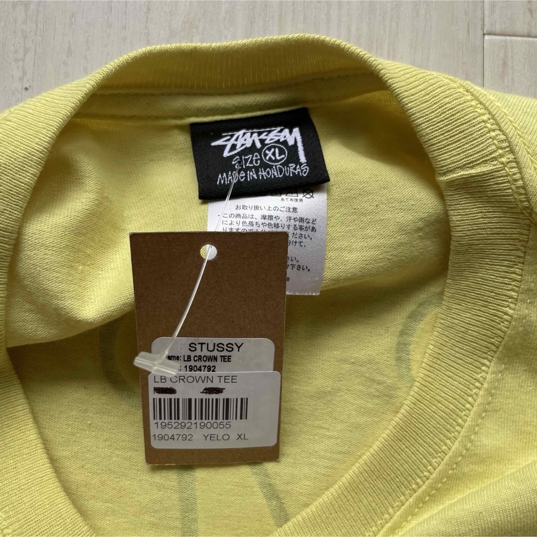 STUSSY(ステューシー)のstussy USA製 ステューシー tシャツ イエロー XL ストリート メンズのトップス(Tシャツ/カットソー(半袖/袖なし))の商品写真