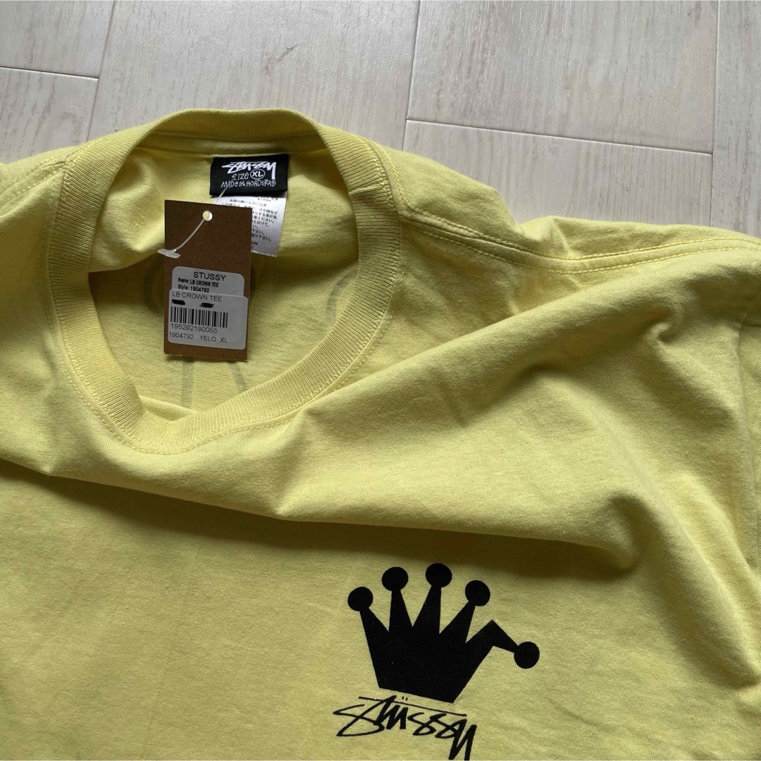 STUSSY(ステューシー)のstussy USA製 ステューシー tシャツ イエロー XL ストリート メンズのトップス(Tシャツ/カットソー(半袖/袖なし))の商品写真