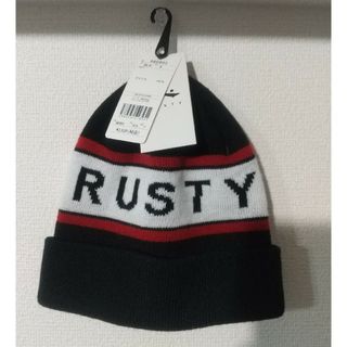 ラスティ(RUSTY)の匿名発送　新品　タグ付き　RUSTY　キッズ　ニット帽(帽子)