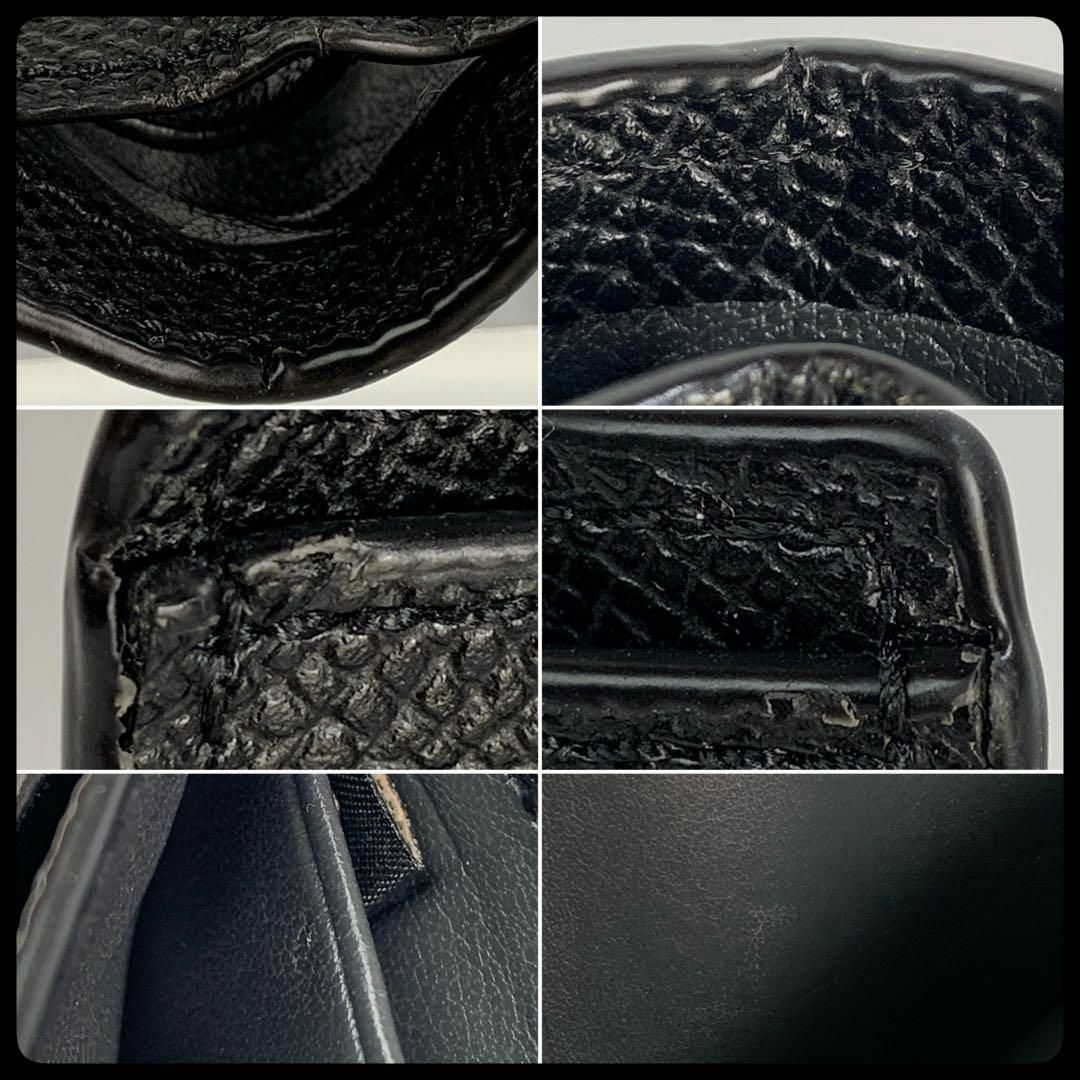 COACH(コーチ)の【メンズ】 コーチ 二つ折り財布 クロスグレイン レザー ブラック スリム メンズのファッション小物(折り財布)の商品写真