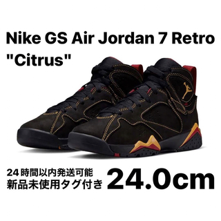 ナイキ(NIKE)のNike GS Air Jordan 7 Retro "Citrus" 24.0(スニーカー)
