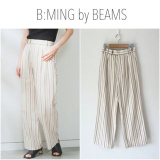 B:MING LIFE STORE by BEAMS - B:MING by BEAMS ストライプストレートパンツ　ユナイテッドアローズ