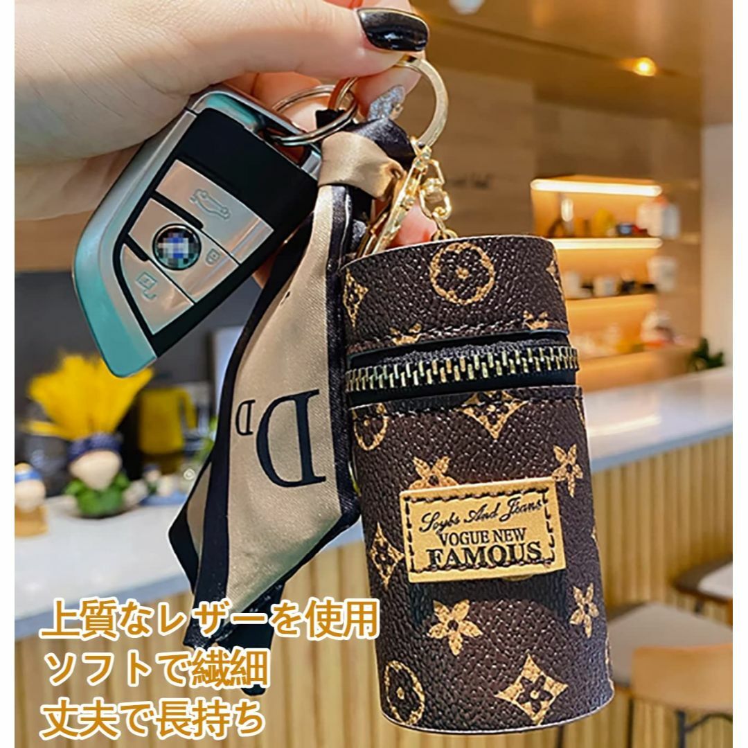 Icycow キーホルダー レディース コインケース ファッション レザー シル レディースのバッグ(その他)の商品写真