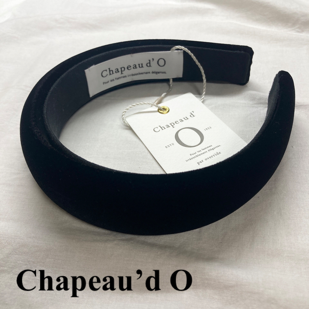 【GW SALE 】Chapeau d' O ベロアカチューシャ シャポードオー レディースのヘアアクセサリー(カチューシャ)の商品写真