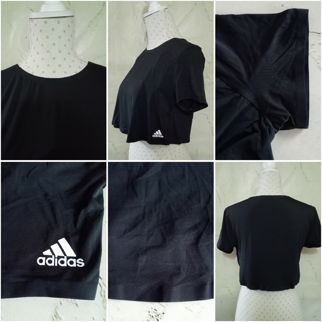 adidas(アディダス)のW ELEVATED TEE♡adidas アディダス 未使用 タグ付き レディースのトップス(Tシャツ(半袖/袖なし))の商品写真