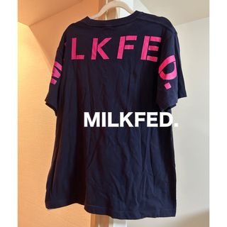 MILKFED. - MILKFED.バックプリントTシャツ