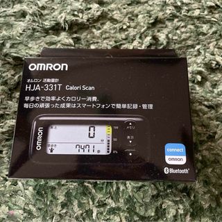 オムロン(OMRON)の新品 OMRON 活動量計 HJA-331T1-JBK 黒 未開封品(ウォーキング)