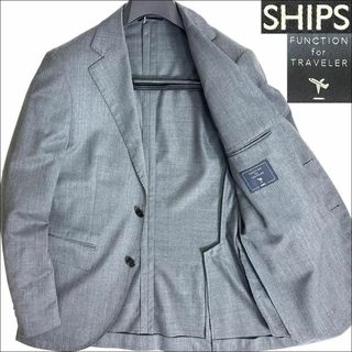 SHIPS - J7245 超美品 シップス トラベラー メッシュ裏地 アンコンジャケット 46