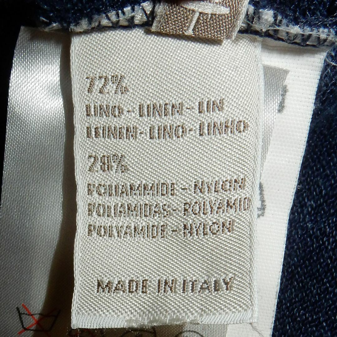 Ermenegildo Zegna(エルメネジルドゼニア)のゼニア　リネン×ナイロン　ポロシャツ　サイズ52 メンズのトップス(ポロシャツ)の商品写真