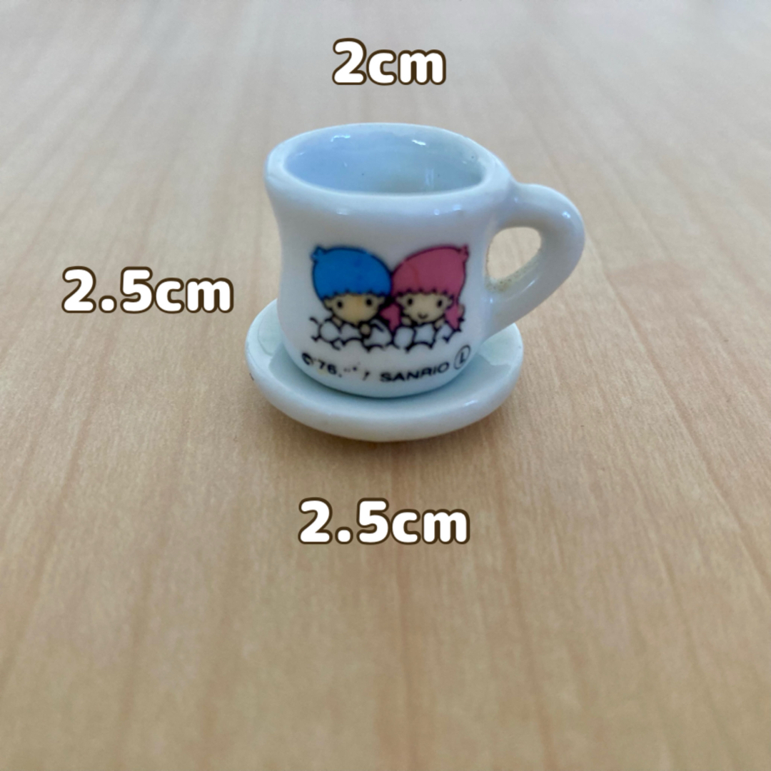 サンリオ ミニチュア 食器 エンタメ/ホビーのおもちゃ/ぬいぐるみ(キャラクターグッズ)の商品写真