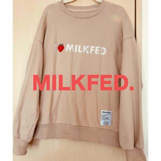 ミルクフェド(MILKFED.)のMILKFED．いちごのトレーナー(トレーナー/スウェット)