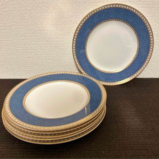 ウェッジウッド(WEDGWOOD)のウェッジウッド　ユーランダー　パウダーブルー　デザートプレート　20.5cm(食器)