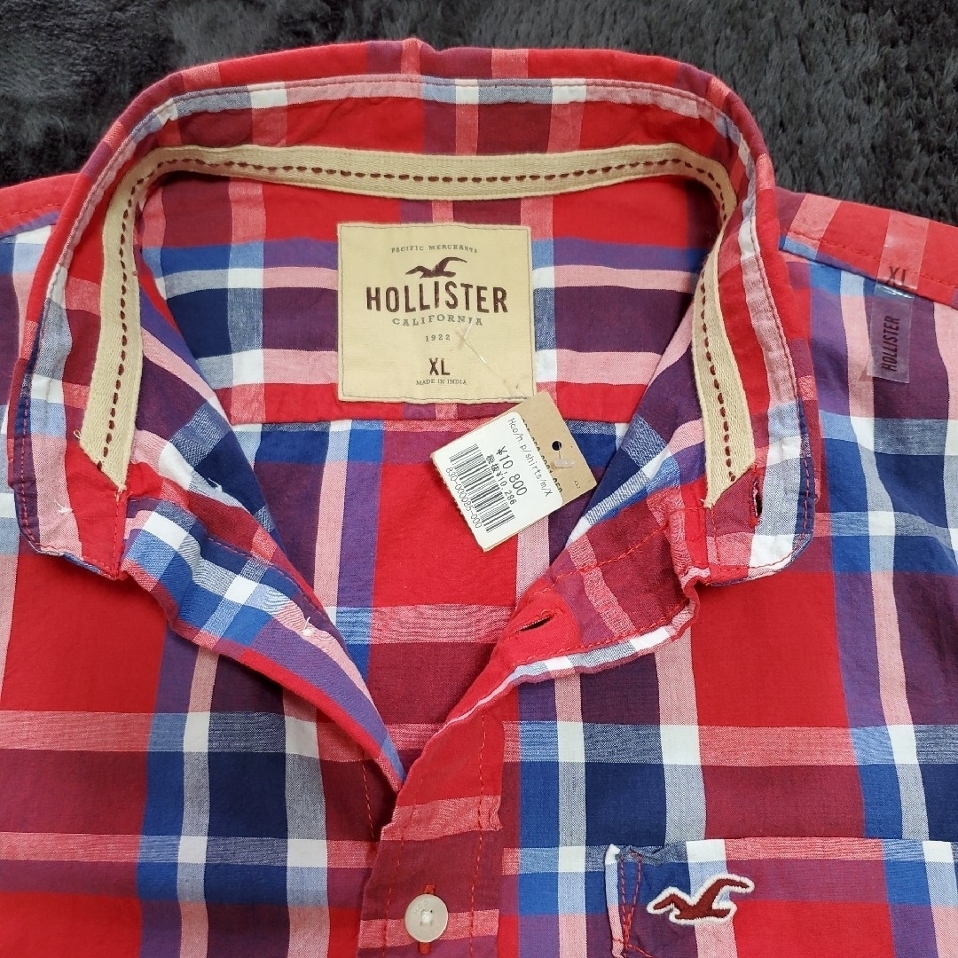 Hollister(ホリスター)のホリスター　HOLLISTER　半袖シャツ　新品未使用　タグ付き メンズのトップス(シャツ)の商品写真