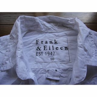 フランクアンドアイリーン(Frank&Eileen)の【新品】 Frank & Eileen BARRY ハート刺繍ホワイト XXS(シャツ/ブラウス(長袖/七分))