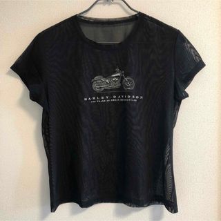 ハーレーダビッドソン(Harley Davidson)の【古着】ハーレーダビッドソン シアー半袖Tシャツ 100周年 ロゴ プリント(Tシャツ(半袖/袖なし))