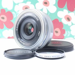 オリンパス(OLYMPUS)の❤電動ズーム❤️オリンパス 14-42mm EZ❤パンケーキレンズ❤大人気❤(ミラーレス一眼)