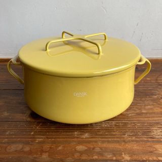 ダンスク(DANSK)のDANSK　ダンスク両手鍋　23cm　廃盤イエロー(鍋/フライパン)