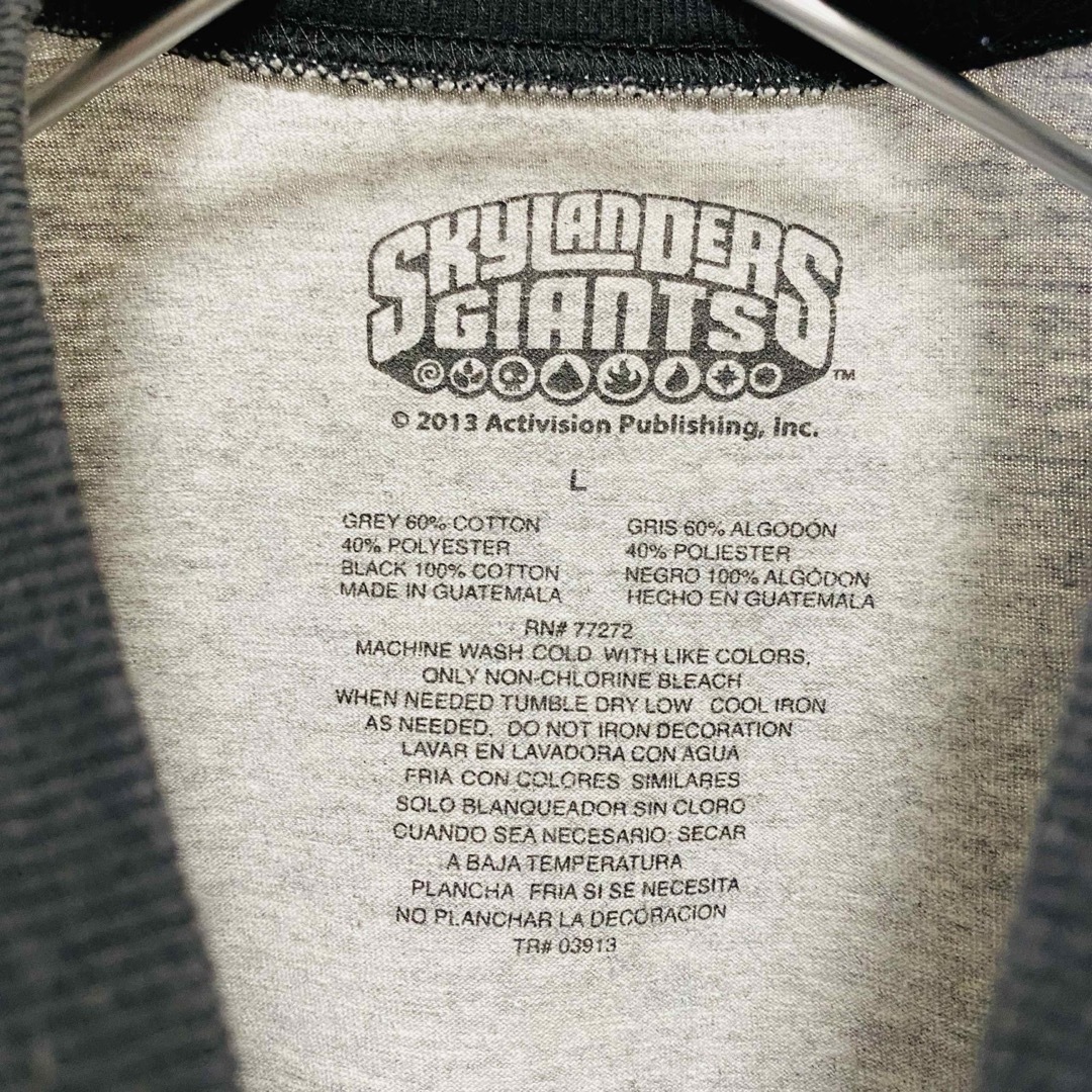 BEAMS(ビームス)の一点物　Skylanders Giants ビッグプリント　ラグラン　ロンT メンズのトップス(Tシャツ/カットソー(七分/長袖))の商品写真