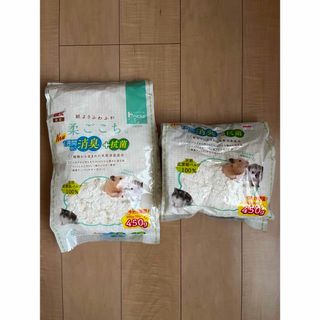 ハムスター床材　GEX  柔ごごち　450g+約400g