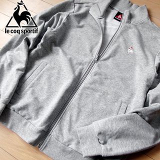 ルコックスポルティフ(le coq sportif)の美品 L ルコックスポルティフ メンズ スウェットジャケット グレー(スウェット)