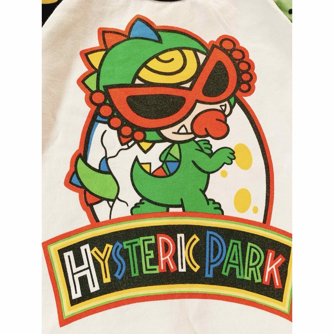 HYSTERIC MINI(ヒステリックミニ)のHYSTERIC MINI ロングTシャツ MINILA PARK ブラック キッズ/ベビー/マタニティのキッズ服男の子用(90cm~)(Tシャツ/カットソー)の商品写真