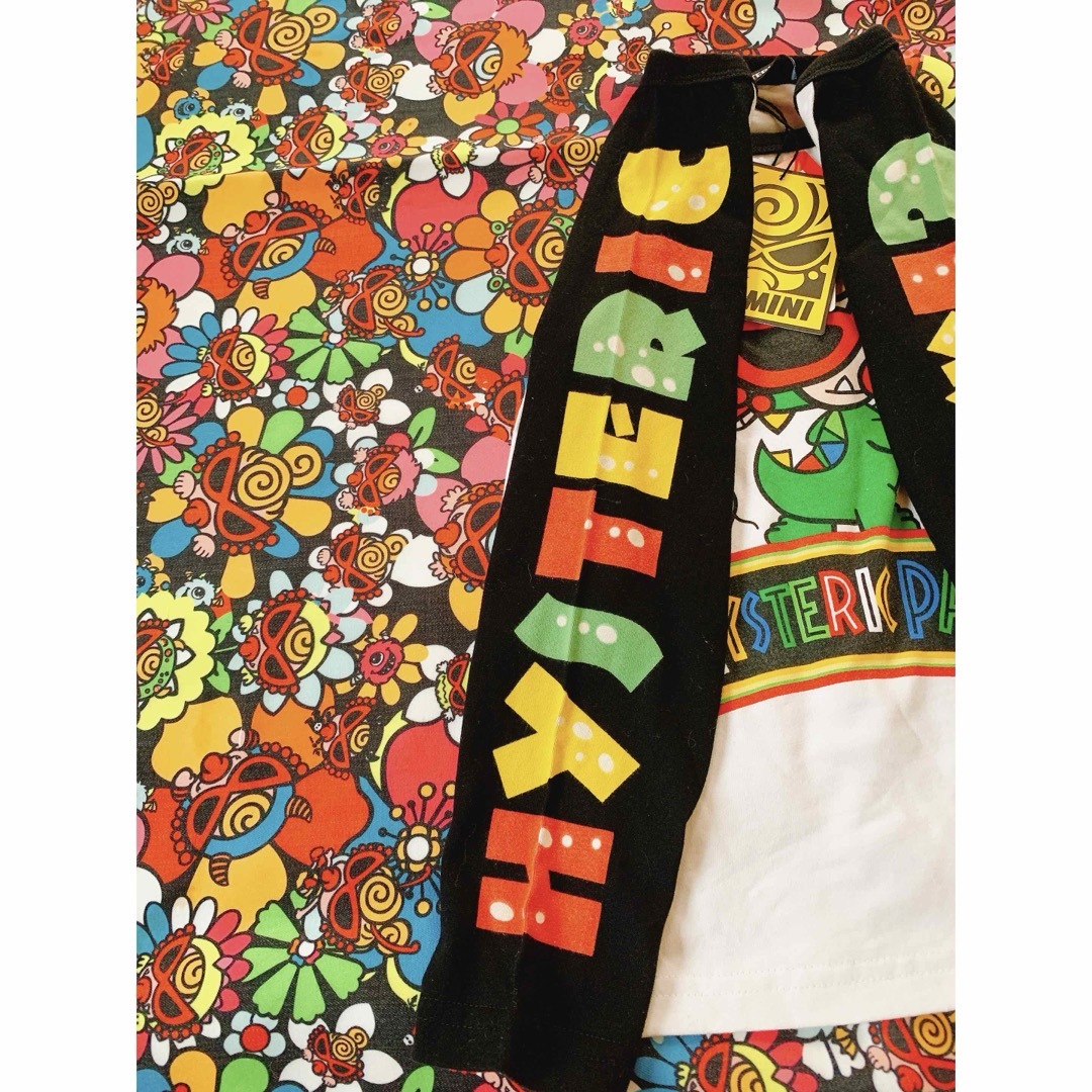 HYSTERIC MINI(ヒステリックミニ)のHYSTERIC MINI ロングTシャツ MINILA PARK ブラック キッズ/ベビー/マタニティのキッズ服男の子用(90cm~)(Tシャツ/カットソー)の商品写真