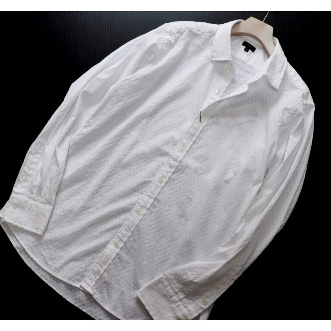JOSEPH(ジョゼフ)の《ジョゼフ》新品 2024年モデル アロージャガード織り ストレッチシャツ XL メンズのトップス(シャツ)の商品写真