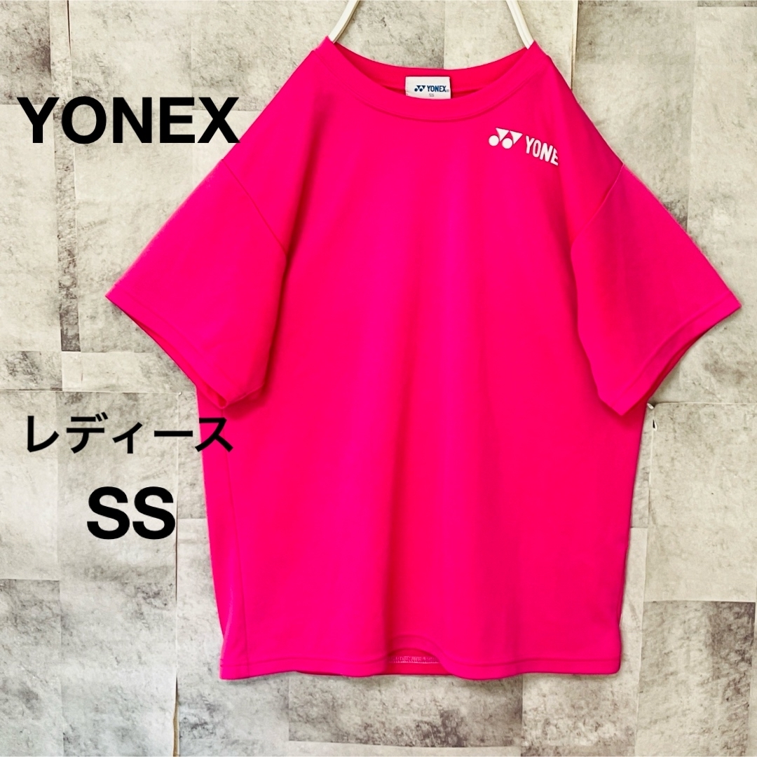 YONEX(ヨネックス)のヨネックスウェア　Tシャツ　胸ロゴ　バッグロゴ　SS ピンク　バドミントン スポーツ/アウトドアのスポーツ/アウトドア その他(バドミントン)の商品写真