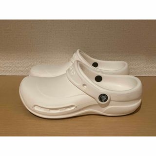 クロックス(crocs)のクロックス　ビストロ　ホワイト　医療　厨房(サンダル)