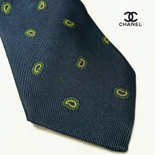 CHANEL - CHANEL シャネル イタリア製 ネクタイ ペイズリー