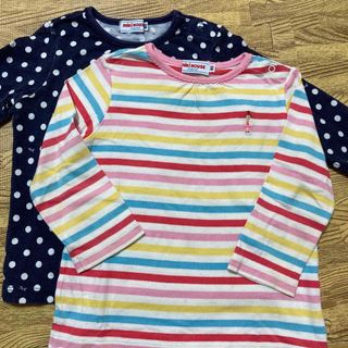 ミキハウス(mikihouse)のミキハウス　Tシャツ2枚　80(シャツ/カットソー)