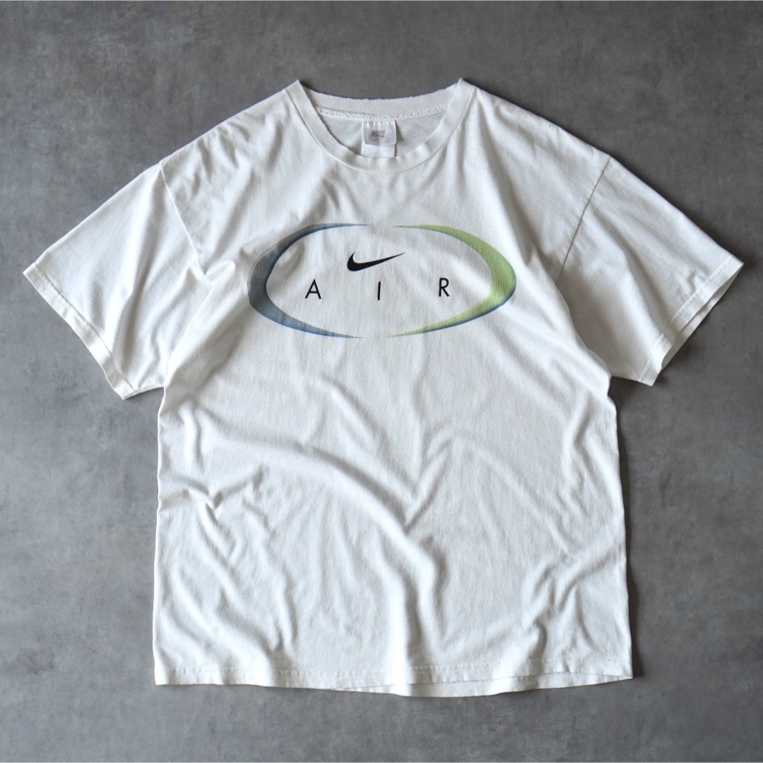 NIKE(ナイキ)の90s OLD NIKE AIR プリント ボロ Tシャツ メキシコ製 メンズのトップス(Tシャツ/カットソー(半袖/袖なし))の商品写真