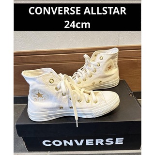 ALL STAR（CONVERSE） - CONVERSE ALLSTAR ハイカット ホワイト