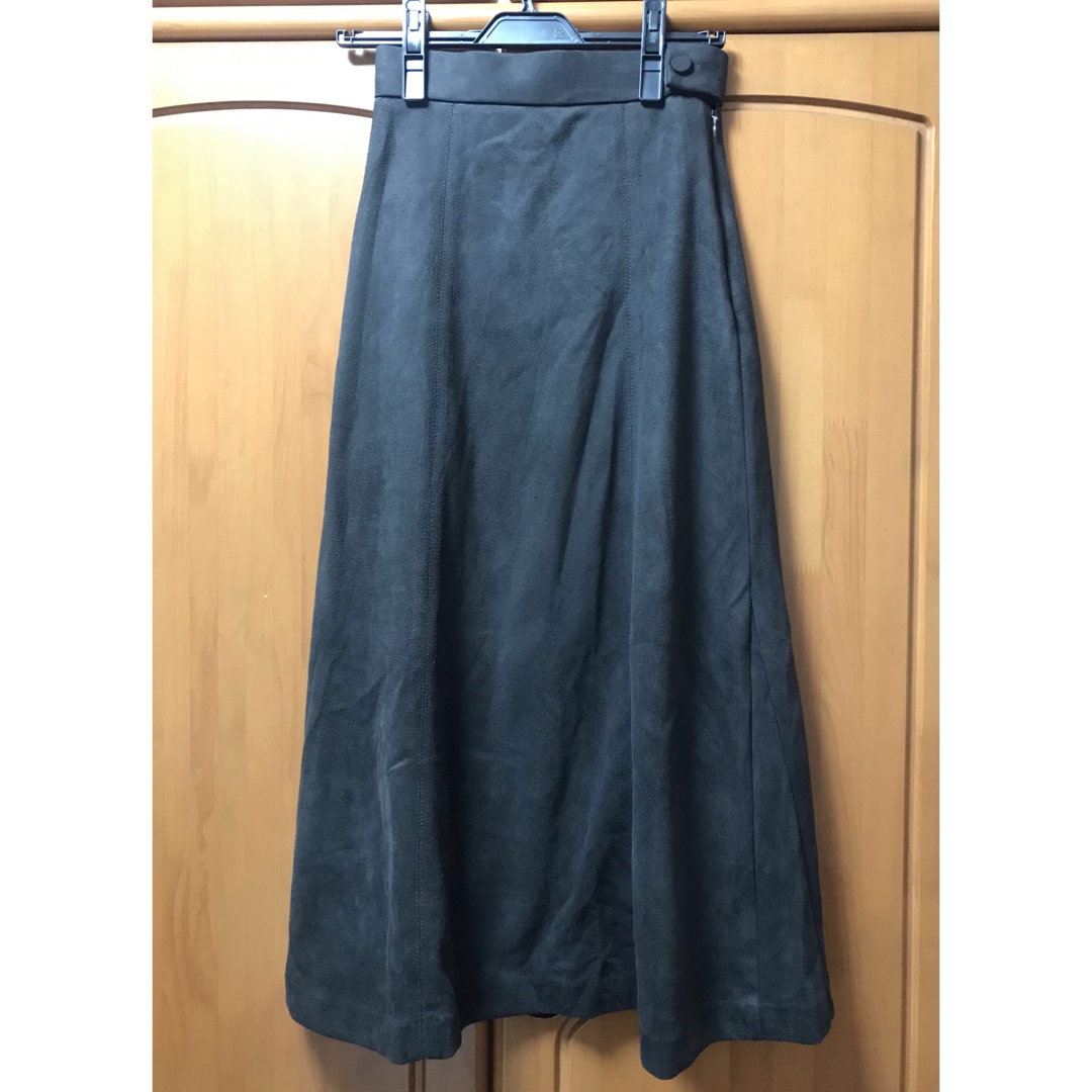JEANASIS(ジーナシス)のジーナシス ロングスカート スエード風 レディースのスカート(ロングスカート)の商品写真